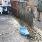 【愛知県清須市】傾いたブロック塀の撤去工事【1日作業10万円】