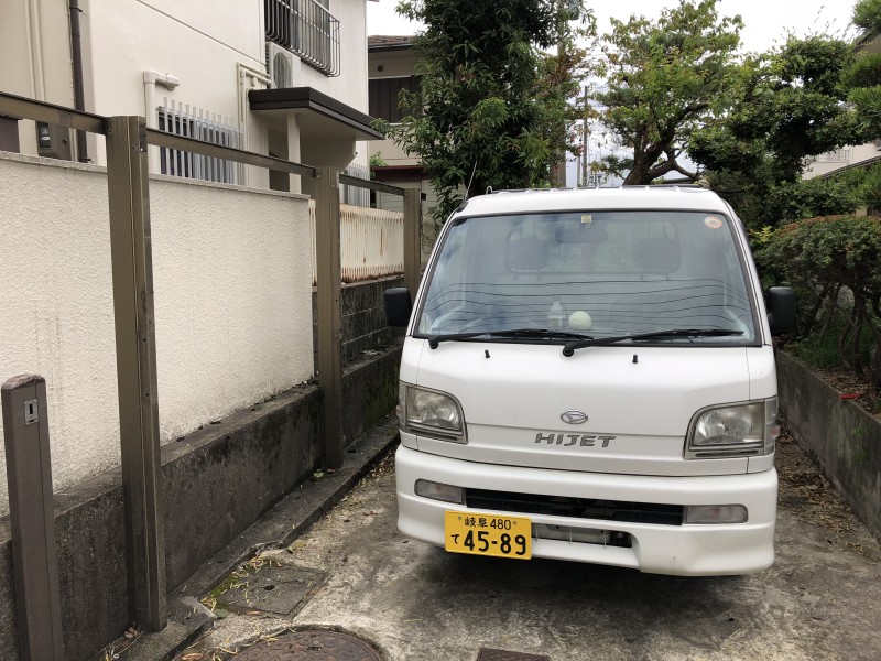 名古屋市中川区|カーポート撤去工事