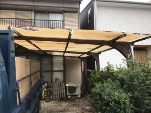 名古屋市守山区｜カーポート解体工事