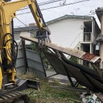 名古屋市中村区フェンス撤去