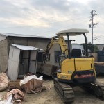 愛知県刈谷市のブロック造の倉庫を解体工事しました【はつり】