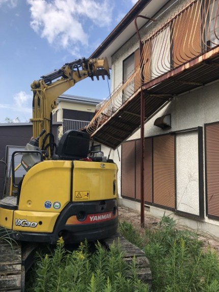 ベランダ解体工事｜岐阜市｜着工中