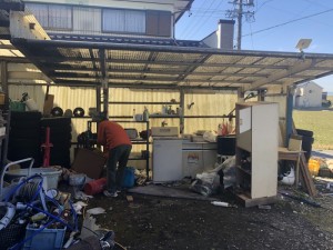 岐阜市カーポート解体工事