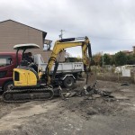 名古屋市中川区のアスファルト舗装の撤去