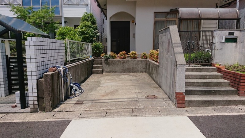 名古屋市名東区カーポートの撤去【撤去後】