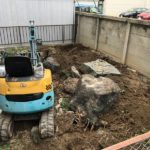 【名古屋市中川区】お庭を解体してブロックとフェンスを設置