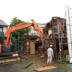 名古屋市守山区の木造２階建て解体工事【28坪100万円】2階は手壊し