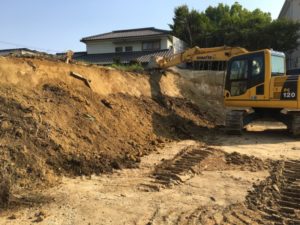 【宅地造成】名古屋市天白区の残土処分すきとり【大型ダンプ50車】