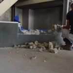 名古屋市中村区の駐車場のブロック塀はつり解体工事【7万円】