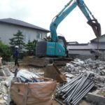 名古屋市北区の鉄骨造の家の解体工事【40坪118万円】ブロックや庭木処分