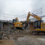 名古屋市の家の解体工事コンクリート造【50坪200万円】庭石庭木あり