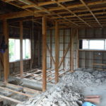 名古屋市中川区の木造住宅の内装解体【スケルトン工事】26坪70万円