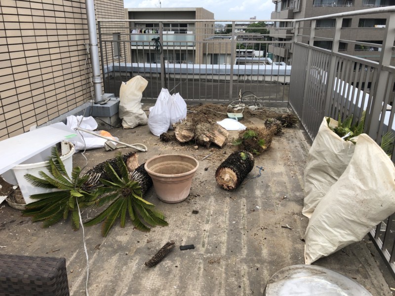 名古屋市のマンションのウッドデッキを撤去【3日作業27万円】(27)