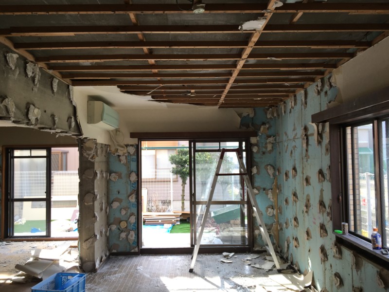 愛知県小牧市マンションの内装解体・スケルトン工事