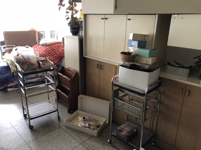 名古屋市北区の美容室の内装スケルトン工事