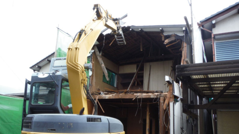 施工メニュー【家の解体】