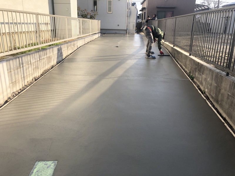 駐車場の乗り入れコンクリート工事の費用と手順