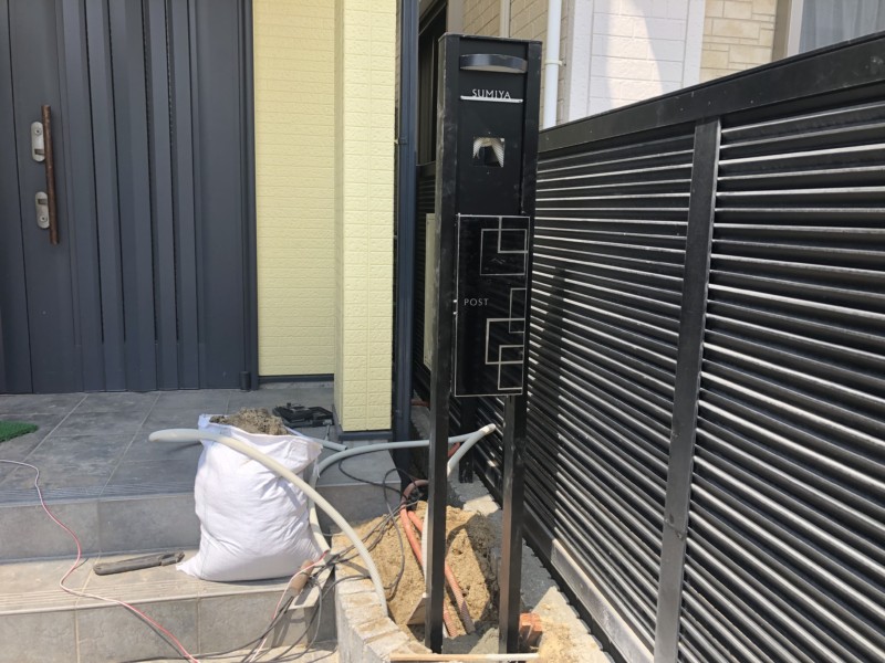 名古屋市の駐車場を広げる工事