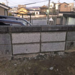【愛知県稲沢市】破損したブロックの交換・補修工事