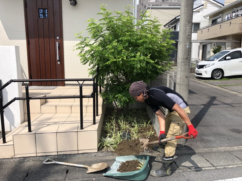 愛知県一宮市の駐車場コンクリート工事