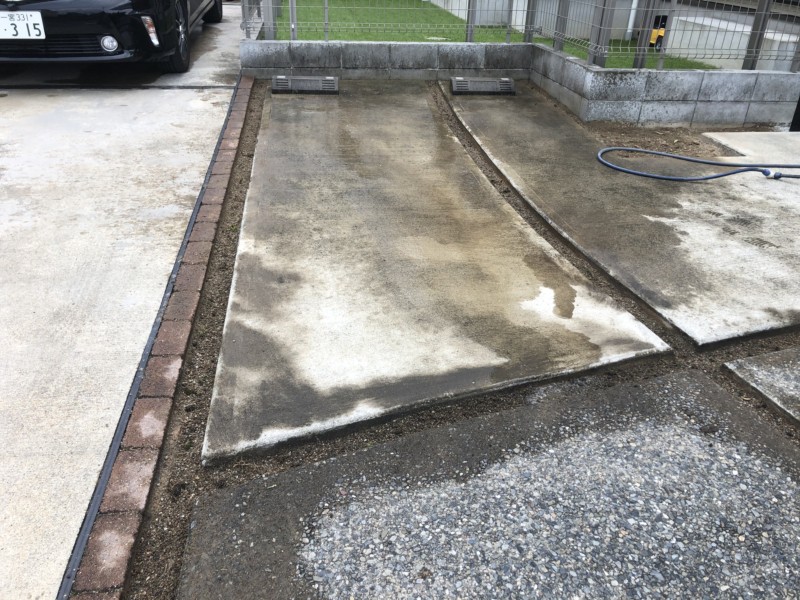 愛知県一宮市の駐車場コンクリート工事