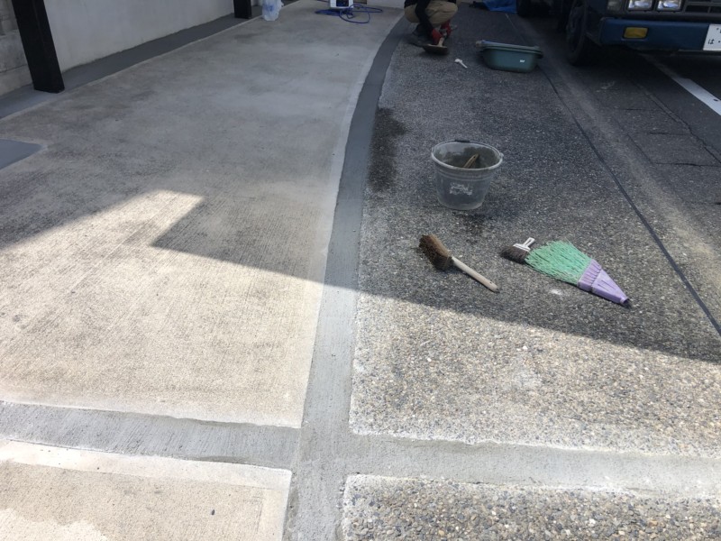 愛知県一宮市の駐車場コンクリート工事