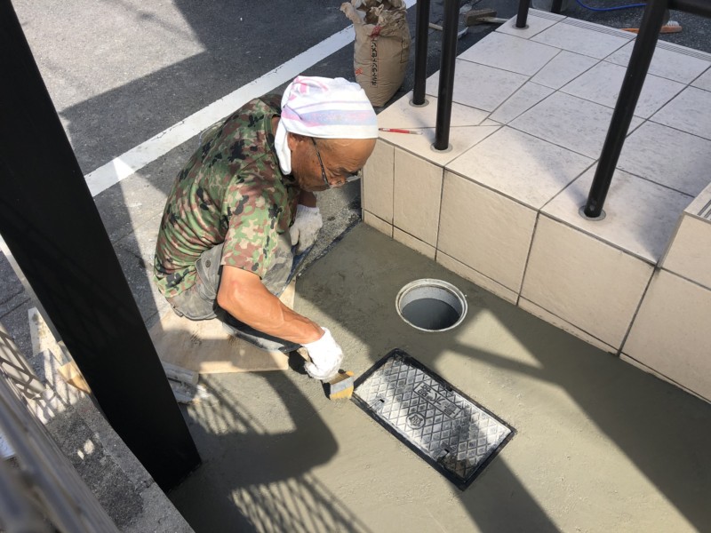 愛知県一宮市の駐車場コンクリート工事