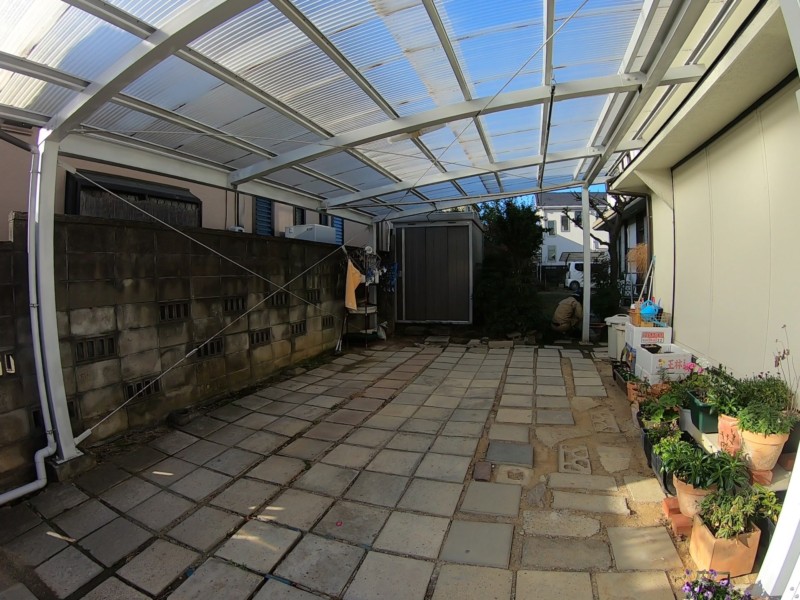 愛知県安城市の庭の解体工事