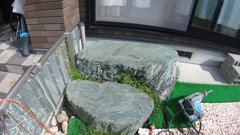 愛知県小牧市の庭の解体工事