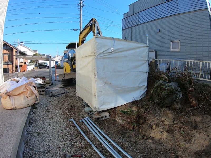 名古屋市緑区お庭の解体工事【大きな庭石と庭木を全撤去】