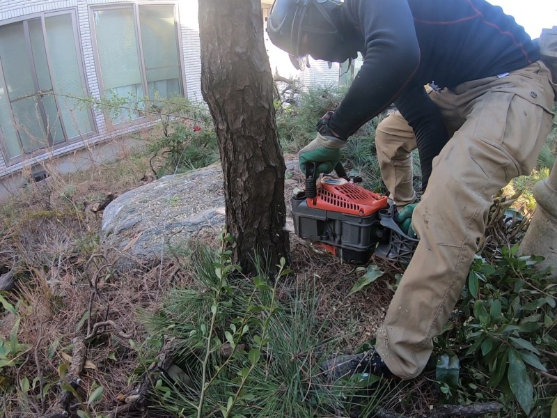 名古屋市緑区お庭の解体工事【大きな庭石と庭木を全撤去】