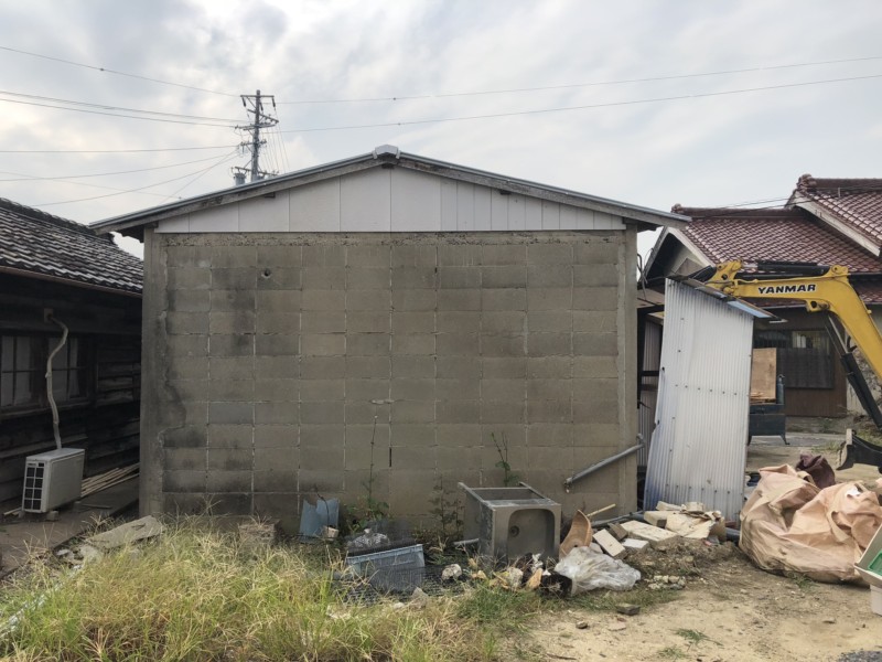 愛知県犬山市の木造平屋建て家の解体工事【25坪75万円】