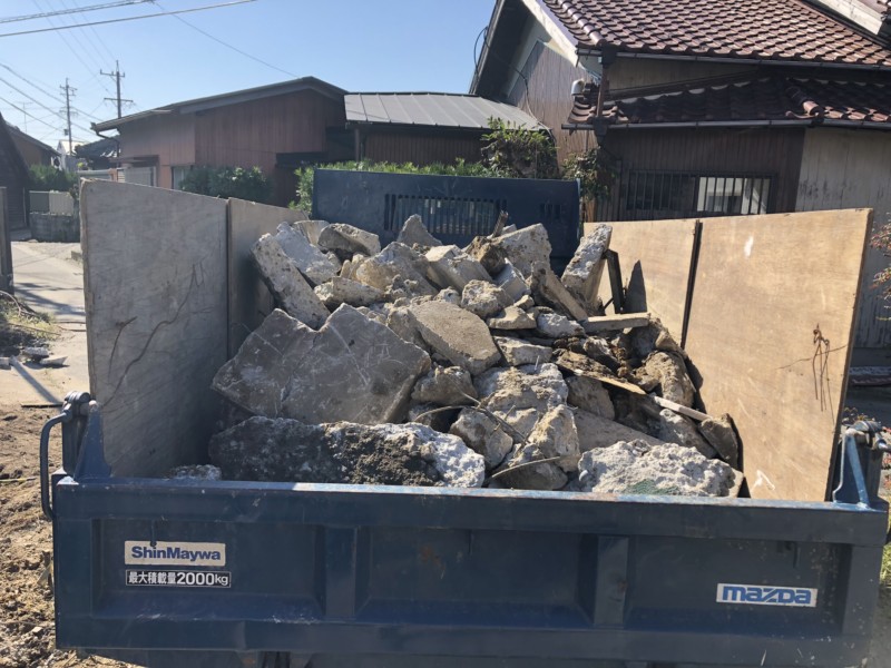 愛知県犬山市の木造平屋建て家の解体工事【25坪75万円】