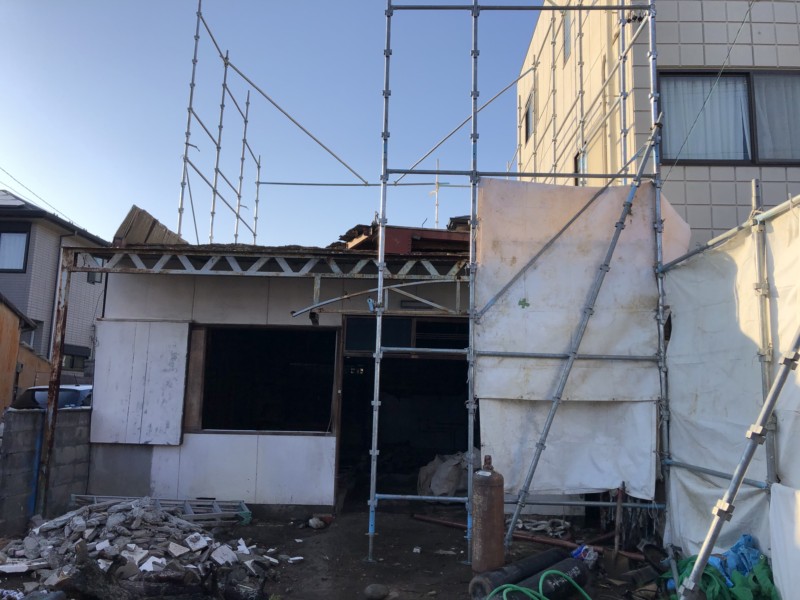 愛知県春日井市の鉄骨造の解体工事【解体費用 32坪94万円】