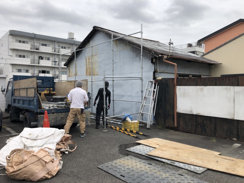 愛知県小牧市の木造平屋建て家の解体工事【20坪60万円】