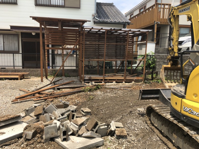 愛知県春日井市の木造プレハブの解体工事【20坪60万円】