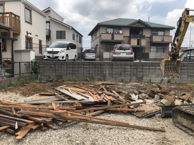 愛知県春日井市の木造プレハブの解体工事【20坪60万円】