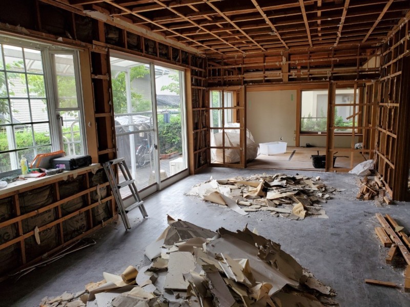 愛知県小牧市の住宅の内装解体【70平米80万円】