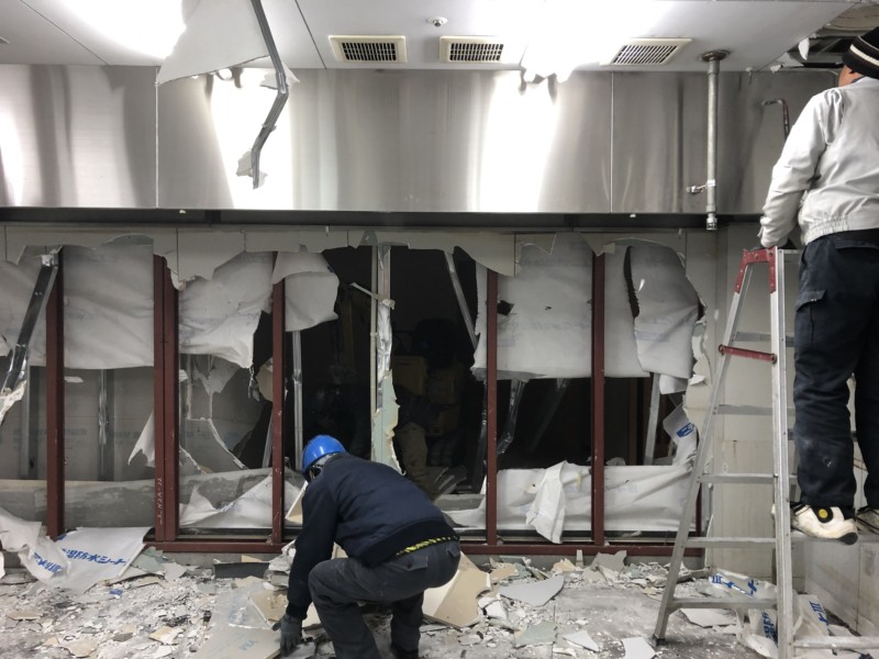 愛知県稲沢市の店舗(介護施設)の内装解体