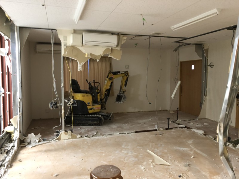 愛知県稲沢市の店舗(介護施設)の内装解体