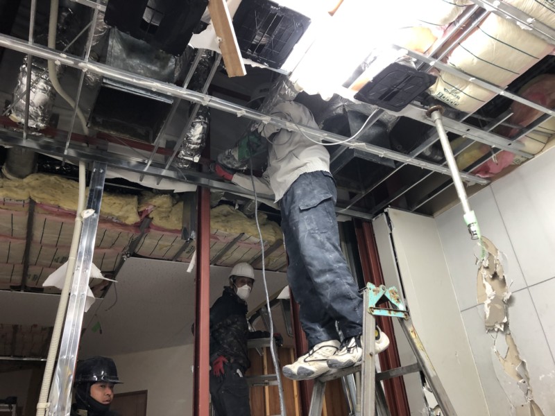 愛知県稲沢市の店舗(介護施設)の内装解体