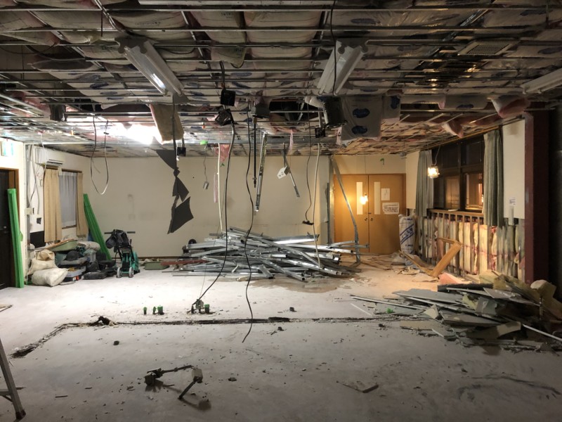 愛知県稲沢市の店舗(介護施設)の内装解体