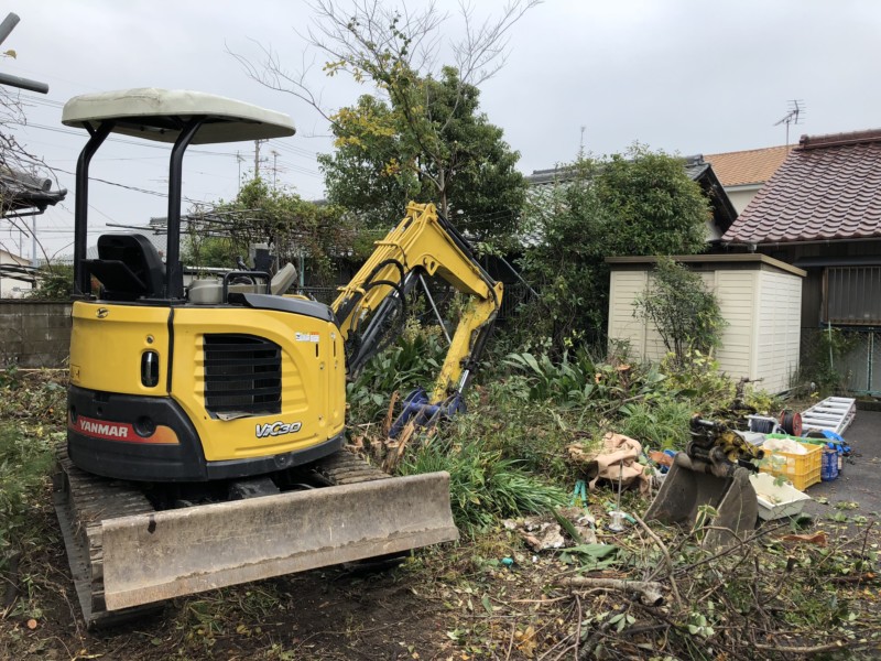 愛知県一宮市の庭木の伐採処分