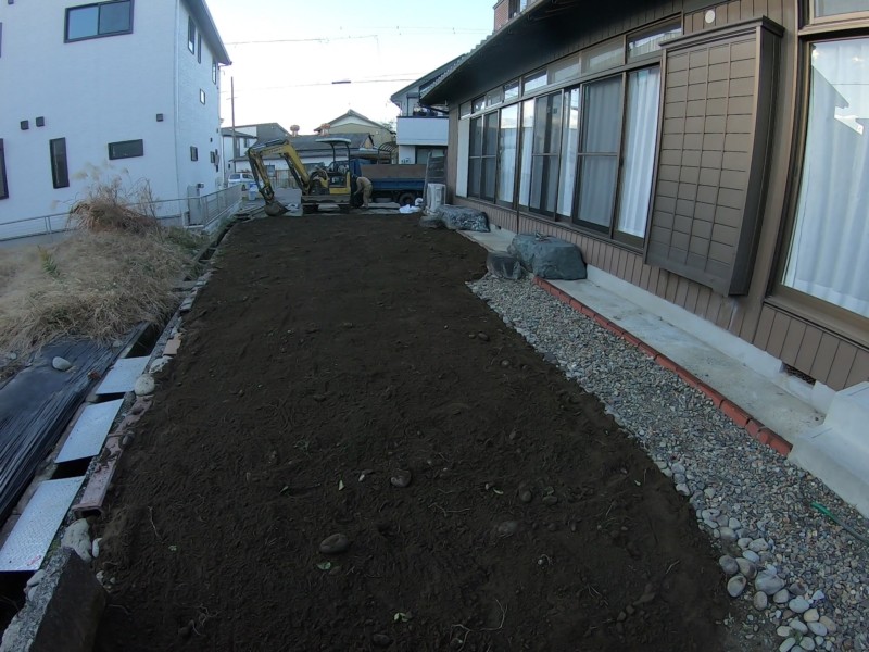 愛知県江南市の庭の解体【庭木伐採・庭石処分】