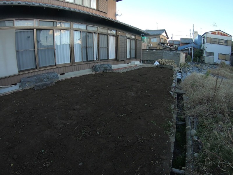 愛知県江南市の庭の解体【庭木伐採・庭石処分】