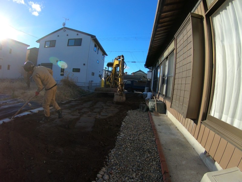 愛知県江南市の庭の解体【庭木伐採・庭石処分】