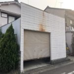 【岐阜市】車庫ガレージを解体して駐車場の乗り入れ工事