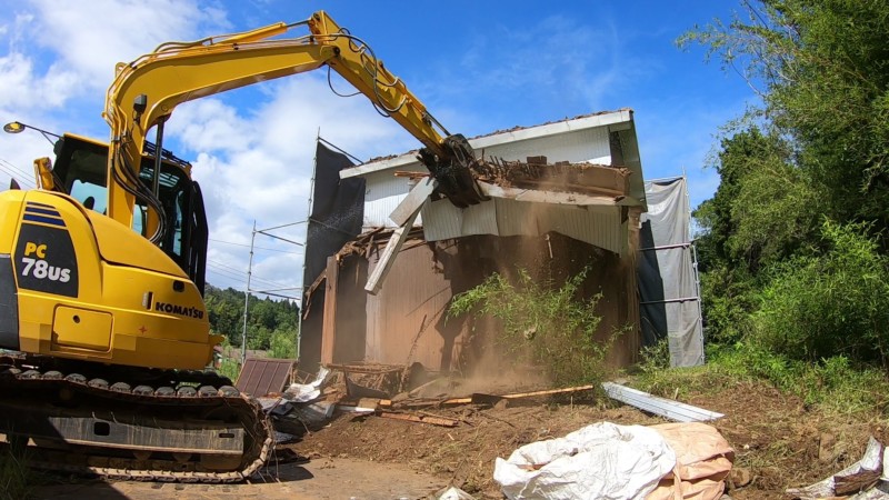 岐阜県関市の土蔵・蔵の解体工事【24坪90万円】