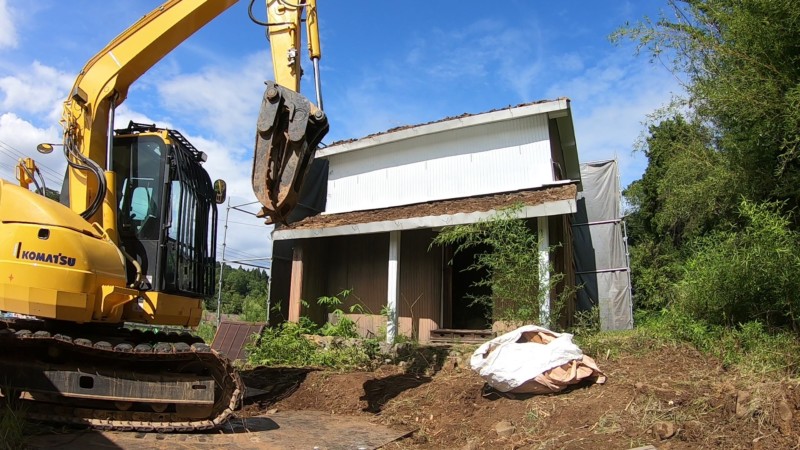 岐阜県関市の土蔵・蔵の解体工事【24坪100万円】