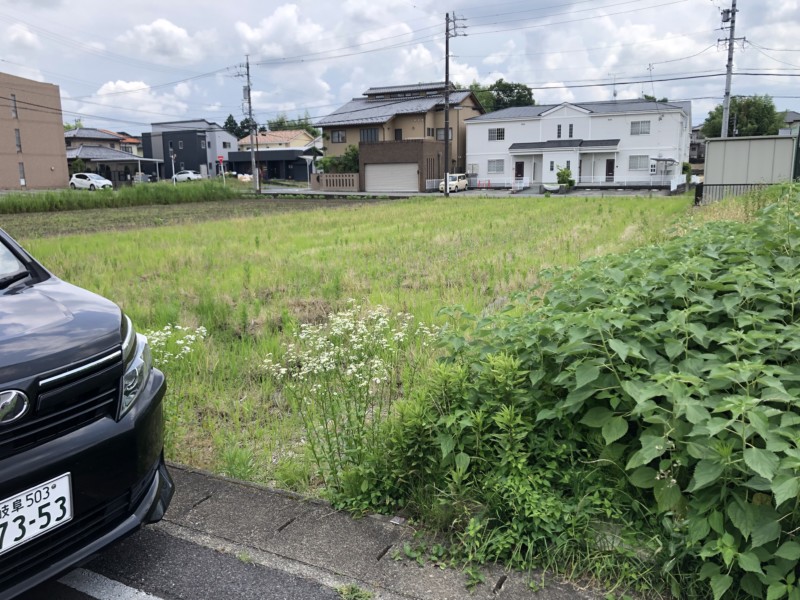 【岐阜県岐阜市】境界ブロック積みと宅地の造成工事
